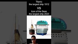 Icon Of The Seas Vs Titanicshorts [upl. by Ajax135]