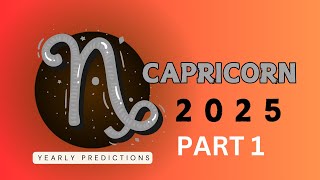 Capricorn 2025 Yearly Horoscope [upl. by Nwadrebma812]