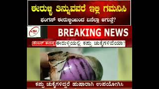 Tumkur city news ಈರುಳ್ಳಿ ತಿಂದ್ರೆ ಫಂಗಸ್ ಗ್ಯಾರಂಟಿ ಮೈಯೆಲ್ಲಾ ಕೆರೆತ [upl. by Helfant]