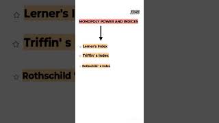 2250 Monopoly Power  Monopoly Indices  microeconomics shortnotes for ugc net economics notes [upl. by Armmat410]