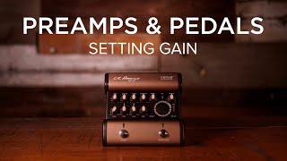 Preamps amp Pedals  Setting Gain [upl. by Ymrej]