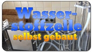 Wasserstoff Zelle selber bauen mit Knallgastest getestet HHO DryCell [upl. by Divadleahcim]