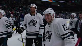 CBJ Micd Up Seth Jones sweeps up with David Savard [upl. by Lias]