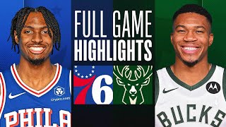 76ERS at BUCKS  FULL GAME HIGHLIGHTS  March 14 2024 [upl. by Lledner]