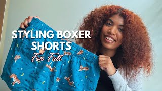 Styling Fall Fashion Trends Boxer Shorts [upl. by Giess570]