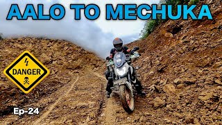 हालत ख़राब ARUNACHAL Pradesh में 😰 AALO To MECHUKA  Northeast Ride  EP24 [upl. by Nesnaj]