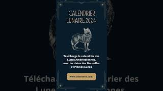 Calendrier lunaire 2024 [upl. by Rivi]