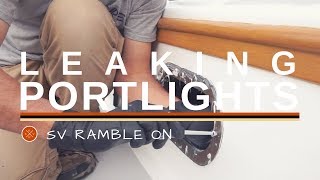 SV Ramble On  Rebedding Portights [upl. by Llerreg]