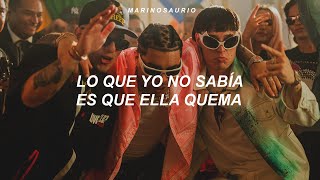 Ryan Castro Peso Pluma  QUEMA 🔥 Letra [upl. by Marsden622]