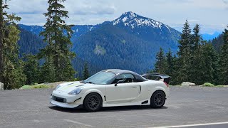 2ZZGE Powered Toyota MR2 Spyder on the Mountain [upl. by Zedekiah835]