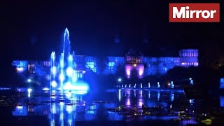 The Christmas Glow lights are switched on at RHS Garden Wisley [upl. by Di923]