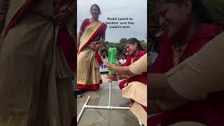 Water Rocket launch by government school teachers at Capital High School Unit3 Bhubaneswar [upl. by Geof678]