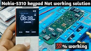 How to Nokia model TA1212 Keypad Not Working problem solution 100 5310 Nokiata1212 keypad solution [upl. by Eineeuq]