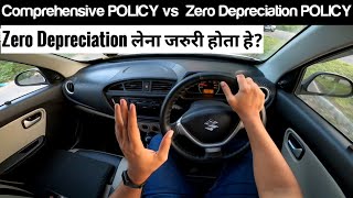 Comprehensive vs Zero Depreciation Policy What’s the Difference‼️ Insurance Tips ✅️ insurancetips [upl. by Alomeda]