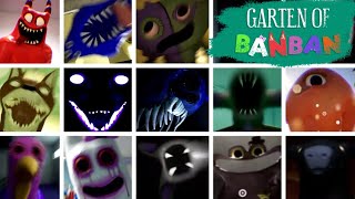 Garten Of Banban 1 2 3 4 amp 6  ALL JUMPSCARES [upl. by Treve]