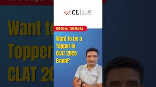 How to become a Topper in CLAT 2025 Exam clat2025 clattopperstrategies clat2025preparation [upl. by Olegna]