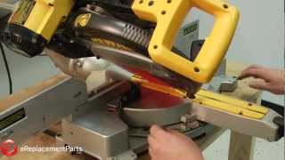 How to Square Up and Align a DeWalt DW708 Miter Saw [upl. by Etnuahc]