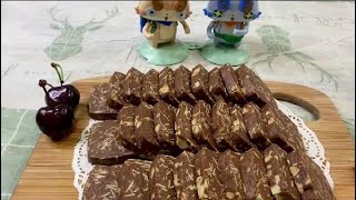 巧克力杏仁餅乾，濃郁風味與脆酥口感！Indulge in Decadent Chocolate Apricot Kernel Slices Biscuits [upl. by Fatma]