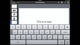 Conversion and Transfer of PowerPoint to Keynote on iPad [upl. by Ahsikal]