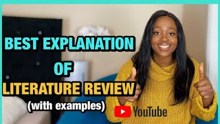 Literature Review Writing 2021 How to write a literature review FAST with example [upl. by Boaten]