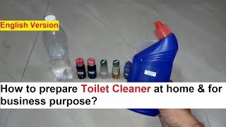 Toilet Cleaner Making 100 Real Formula [upl. by Fenwick]