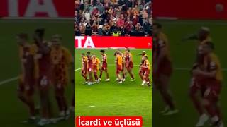 İcardi taraftara üçlü çektiriyor galatasaray [upl. by Straus]