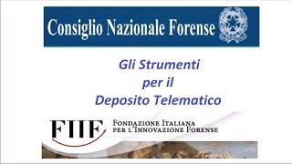 3 PCT Base gli strumenti per il deposito telematico degli atti [upl. by Salamanca]