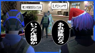 おばあちゃんにお金をたかる狼恋にドン引きするらだおと成瀬【GTA5ストグラ】 [upl. by Akemit]