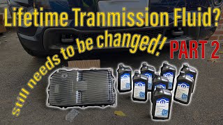 Grand Cherokee OWNERS Replace the quotlifetimequot filter and fluid in your ZF 8HP Transmission Part 2 [upl. by Nazler]