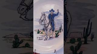 Hopalong Cassidy Dinner Plate [upl. by Emmott777]