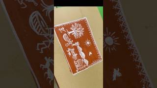 Folk Art shortvideo shorts art traditional art drawing modernartstudio painting [upl. by Cardon]