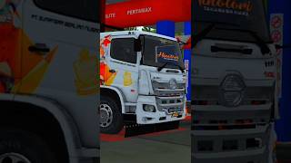 mod bussid truck hino 500 muatan peti kemasbussidgameplay bussid gameplay gaming shorts short [upl. by Marci]