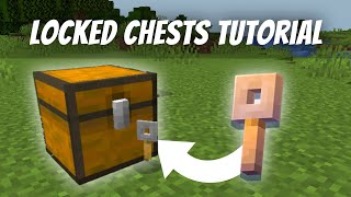 117 How To Make A SECRET Chest In Minecraft  Hidden Chest Tutorial [upl. by Queridas876]