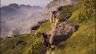 Mount Taygetos Cliff Location AC Odyssey [upl. by Htebarual836]