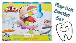 PlayDoh Dentist Set Toy Review [upl. by Eeroc]