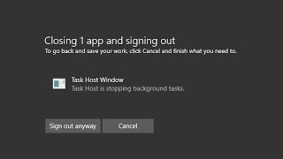 How I Fixed Windows Task Host is Stopping Background Tasks Issue [upl. by Hgiellek988]