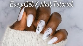 How to do gel x nails at HOME  Amazon Products full tutorial EASY beginner friendly stepbystep [upl. by Ataeb623]