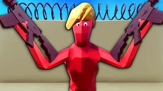 TRUMP vs ALL UNITS  Trump Arena Challenge  Totally Accurate Battle Simulator TABS [upl. by Basil]