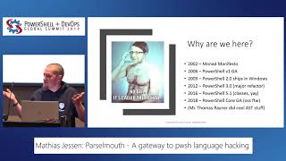 Parselmouth  bending the PowerShell language by Mathias Jessen [upl. by Shannen]