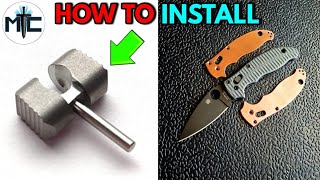 How to Disassemble the Spyderco Manix 2  Flytanium Cage Lock Installation [upl. by Allicerp952]