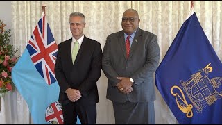 Fijis President officiates at the swearingin ceremony of Puisne Judge of the High Court of Fiji [upl. by Boot]