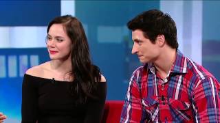 Tessa Virtue And Scott Moir INTERVIEW [upl. by Eerej]