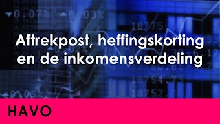 Aftrekpost heffingskorting en de inkomensverdeling  Economie voor havo  Jong amp Oud [upl. by Lliw]