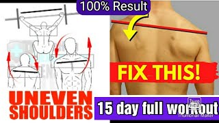 How To Fix Shoulder Imbalance शोल्डर इम्बैलेंस ठीक कैसे करें  Fix Muscle Imbalance in hindi 2022 [upl. by Arhat462]