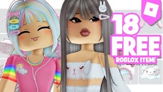 GET ALL 18 FREE UGC ITEMS NOW 😵 ROBLOX FREE UGC [upl. by Walls]