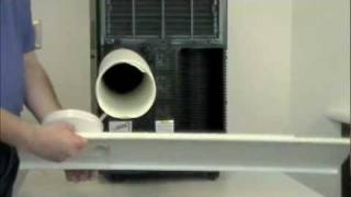 Koldfront Portable Air Conditioner Window Kit Installation [upl. by Kramer32]