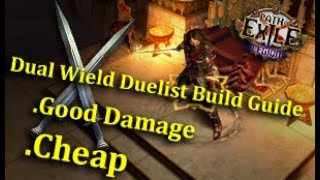 Path of Exile 500000 DPS Dual Wield Duelist Build Guide Legion Update [upl. by Towrey]