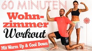 60 Minuten Workout  Bauch Beine Po amp Oberkörper trainieren  700 KALORIEN  Mit amp ohne Springen [upl. by Htevi]