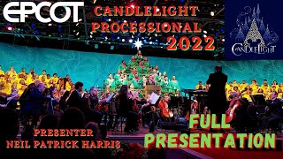 Neil Patrick Harris 2022 EPCOT Candlelight Processional 2022  FULL [upl. by Nedle]