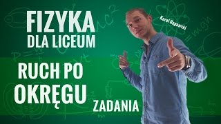 Fizyka  Ruch po okręgu zadania [upl. by Norek155]